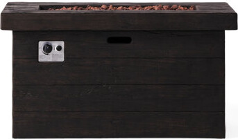 Latitude Run 50,000 Fire Pit 45' Rectangular, Magnesium Oxide, Brown, Outdoor Pleasure Zone Oxide Rectangular , Appealing Feature