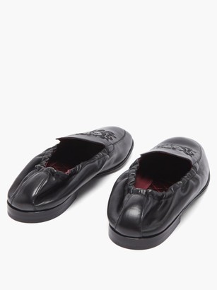 Dolce & Gabbana Ariosto Elasticated Leather Loafers - Black