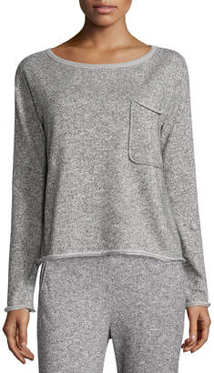 ATM Anthony Thomas Melillo Sparkle Pullover Sweatshirt, Gray