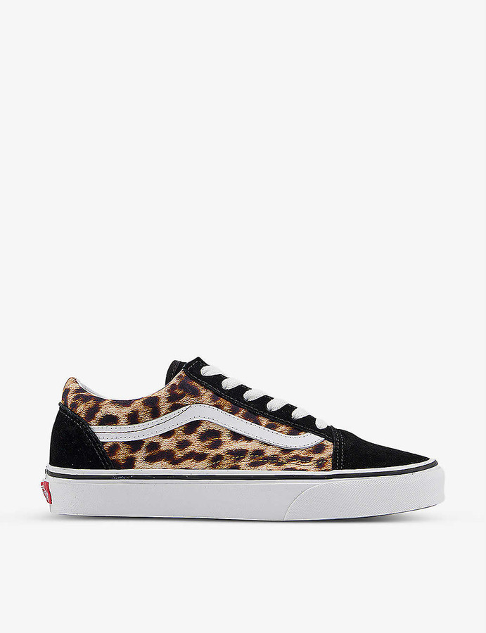 Vans Old Skool leopard-print suede and textile trainers - ShopStyle  Sneakers & Athletic Shoes