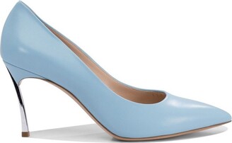 パンプス Casadei Pointed-Toe Pumps With Crystal-Embellished Strap Casadei Embellished Pointed-Toe Flat Pumps - ShopStyle