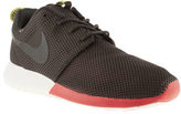 Thumbnail for your product : Nike mens black & red roshe run trainers