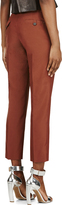 Thumbnail for your product : Marc Jacobs Brown Cropped Slim Trouserse