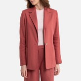 Thumbnail for your product : La Redoute Collections Linen Single-Breasted Blazer