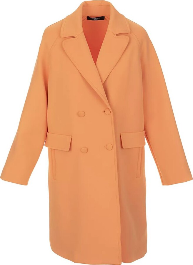 Formica Double Breasted Coat in Beige - Max Mara