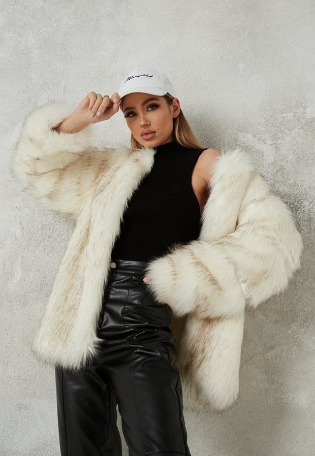 pelted fur coat