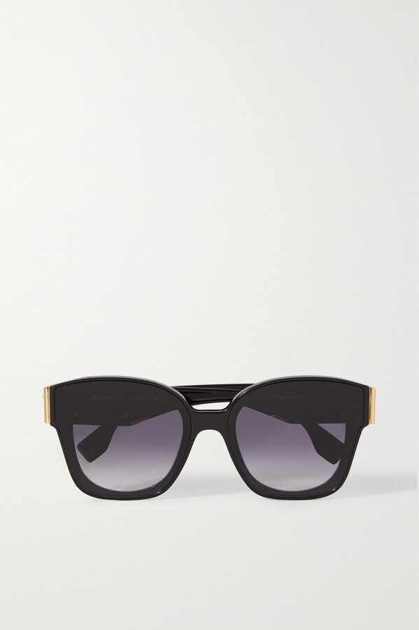Fendi Copper Tone/ Brown Pink Gradient FF0290/S Oversize Cat-Eye Sunglasses  Fendi