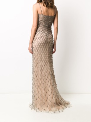 Valentino Pre-Owned Embellished Strapless Gown