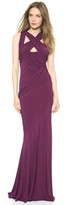 Thumbnail for your product : Donna Karan Draped Cross Front Gown