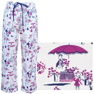 The Cat's Pajamas La Parisienne Women's Cotton Pajama Pant