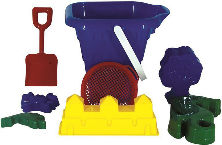 Water Sports Itzacastle Mold 8 Piece Bucket, Sand
