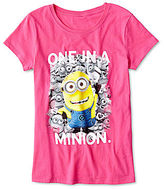 Thumbnail for your product : JCPenney DESPICABLE ME MINION MADE Despicable Me One In A Minion Tee - Girls 7-16