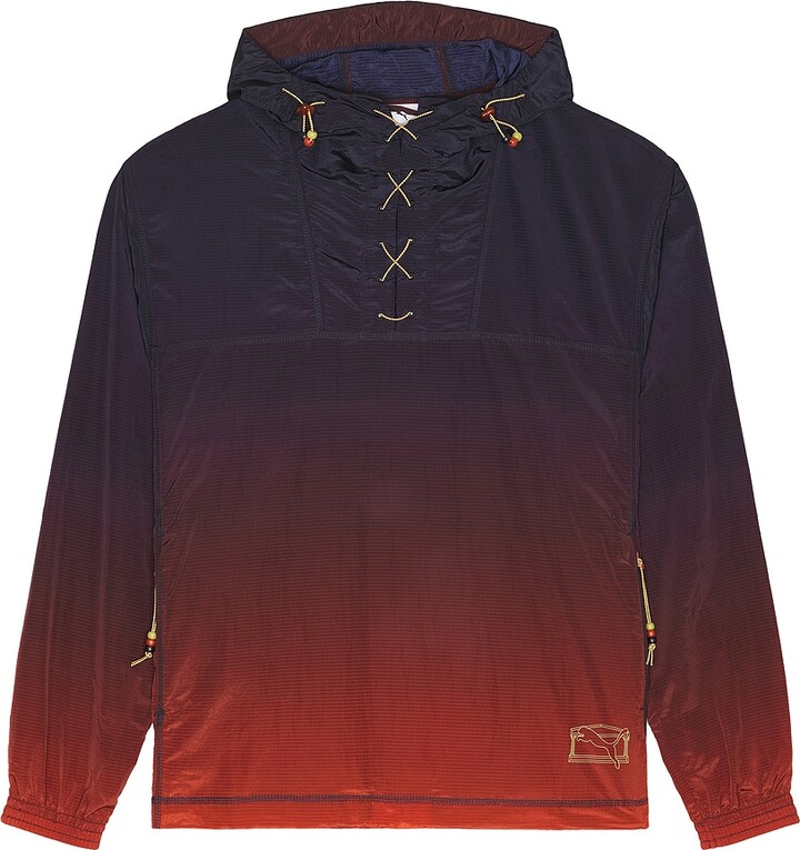Puma Select x Aries Light Hooded Jacket in Red