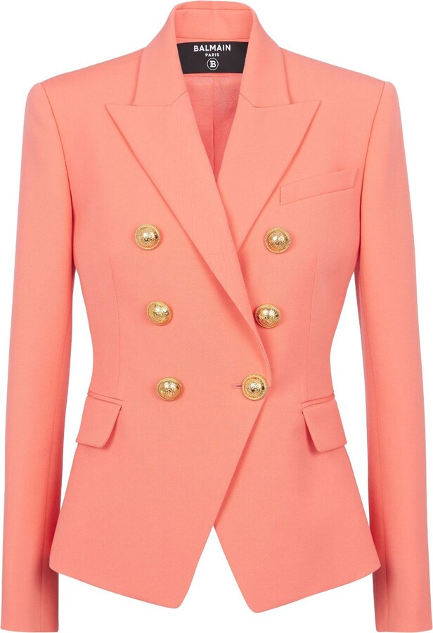 Women's Pink Wool Blazers | ShopStyle
