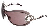 Thumbnail for your product : Roberto Cavalli Logo-Embellished Shield Sunglasses