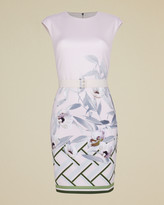 Thumbnail for your product : Ted Baker HALIEY Everglade bodycon dress