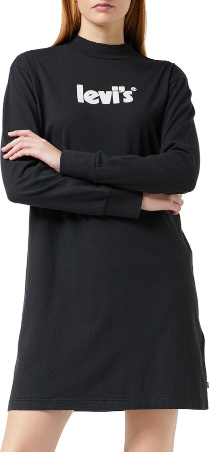 Levi's Women's LS Graphic TEE Knit DRES Dress Seasonal Kleid - ShopStyle  T-shirts