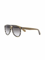 Thumbnail for your product : Salvatore Ferragamo Sunglasses Tinted Pilot Sunglasses