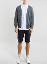Thumbnail for your product : Topman Charcoal Marl V-Neck Cardigan