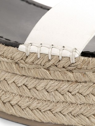 Rag & Bone Ansley Suede Espadrille Platform Wedge Sandals