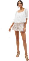 Thumbnail for your product : MinkPink Psalms Eyelet Embroidered Puff Sleeve Blouse