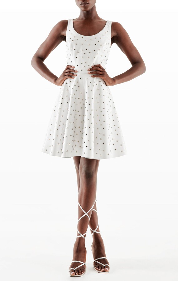 AS by DF Margot Upcycled Leather Dress