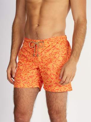Thorsun Titan Fit Pescado Print Swim Shorts - Mens - Orange