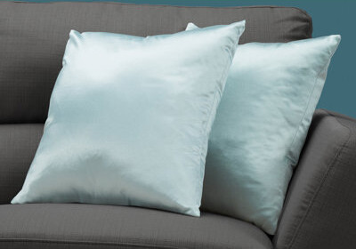 Monarch Specialties Inc. Pillows, Set Of 2, 18 X 18 Square, Insert Included, Accent, Sofa, Couch, Bedroom, Polyester