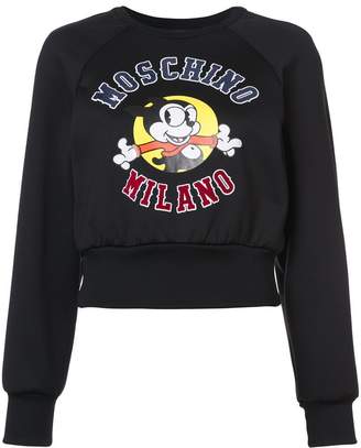 Moschino logo Mickey sweatshirt