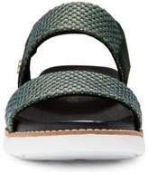 Thumbnail for your product : Cole Haan ZeroGrand Global Perforated Leather Sport Slingback Sandals