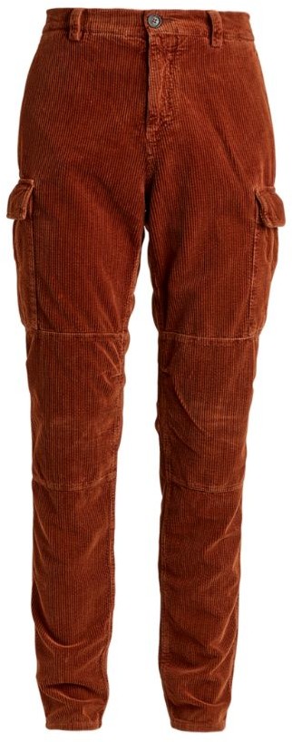 corduroy cargo trousers