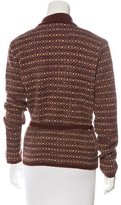 Thumbnail for your product : Dries Van Noten Wool Patterned Cardigan
