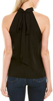 Thumbnail for your product : Milly Emma Tie Neck Silk-Blend Top