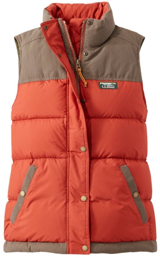 L.L. Bean Women's Mountain Classic Down Vest, Colorblock - ShopStyle ...