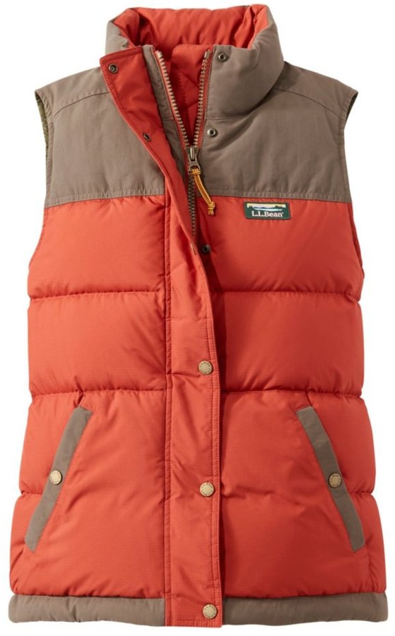 L.L. Bean Women's Mountain Classic Down Vest, Colorblock ShopStyle