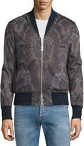 Thumbnail for your product : Etro Paisley-Print Zip-Up Bomber Jacket, Multi