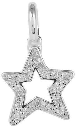 Monica Vinader Silver Alphabet Diamond Star Pendant