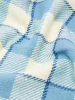 Thumbnail for your product : Acne Studios Cassiar Narrow New Checked Wool Scarf - Blue White