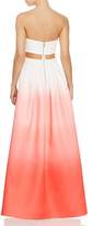 Thumbnail for your product : Decode 1.8 Ombré Cutout Gown