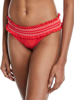 Thumbnail for your product : Tory Burch Costa Embroidered Hipster Swim Bikini Bottom