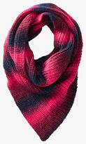 Thumbnail for your product : Express Ombre Stripe Asymmetrical Infinity Scarf