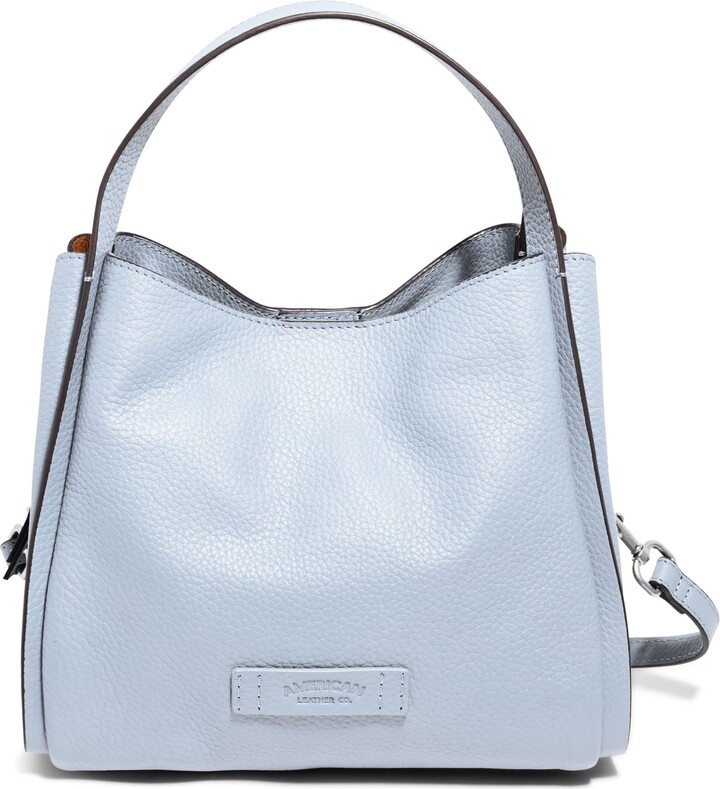 American Leather Co. Triple Entry Leather Auburn Crossbody