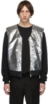 Thumbnail for your product : Ambush Silver and Black Padded Vest