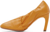 Thumbnail for your product : Dries Van Noten Orange Round Toe Pumps