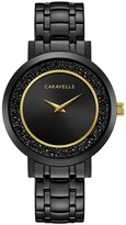 Thumbnail for your product : Caravelle Designed by Bulova Women's Crystal Black Stainless Steel Bracelet Watch 36mm