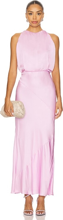 Alejandra Alonso Rojas Blouson Midi Dress