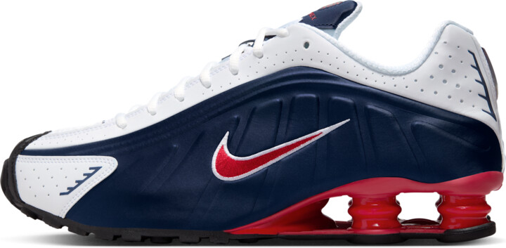 Nike Men's Shox R4 Shoes in Blue | HQ1988-400