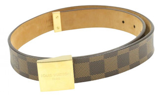 Louis Vuitton Brown Cloth Belts