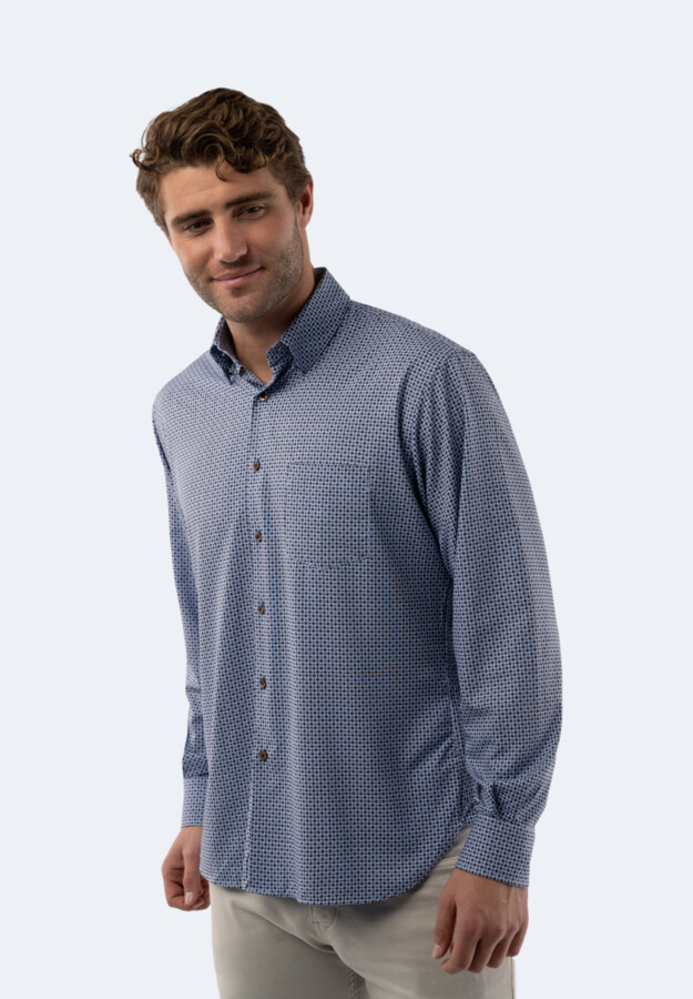 American Heritage Baby and Powder Blue Circles Shirt