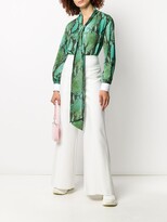 Thumbnail for your product : MSGM Snakeskin Print Blouse